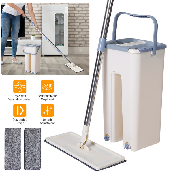 Flat Floor Mop Bucket Set product image
