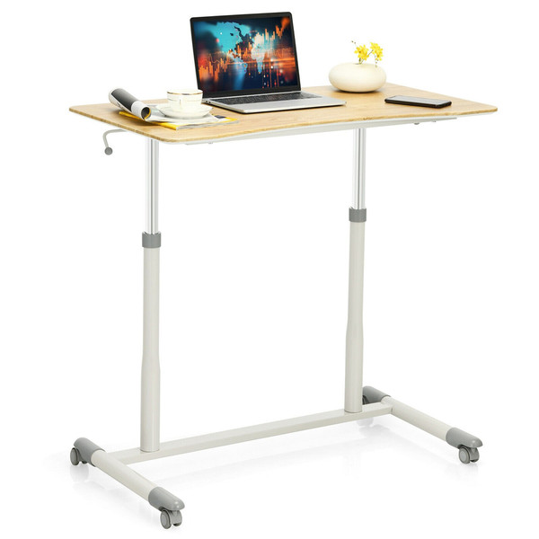 Rolling Height-Adjustable Sit/Stand Desk product image