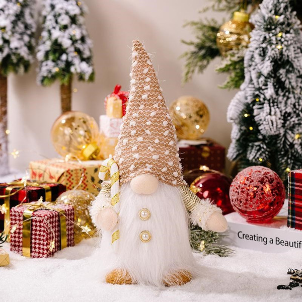 Light-up Boho Elegant Holiday Gnomes product image