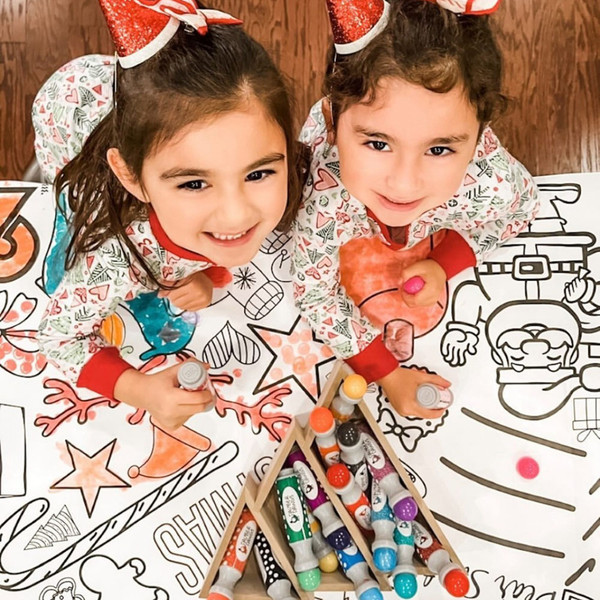 Christmas Coloring Table Cover product image