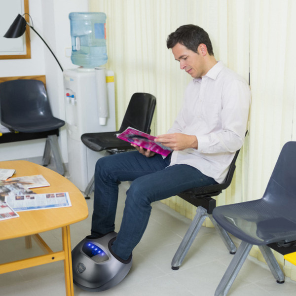 Electric Foot Massager with Shiatsu Kneading, Heat, and Compression product image