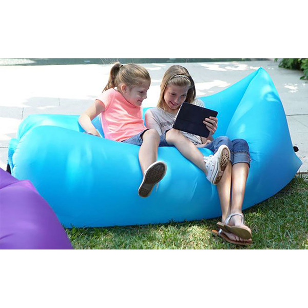 inflatable sofa blue