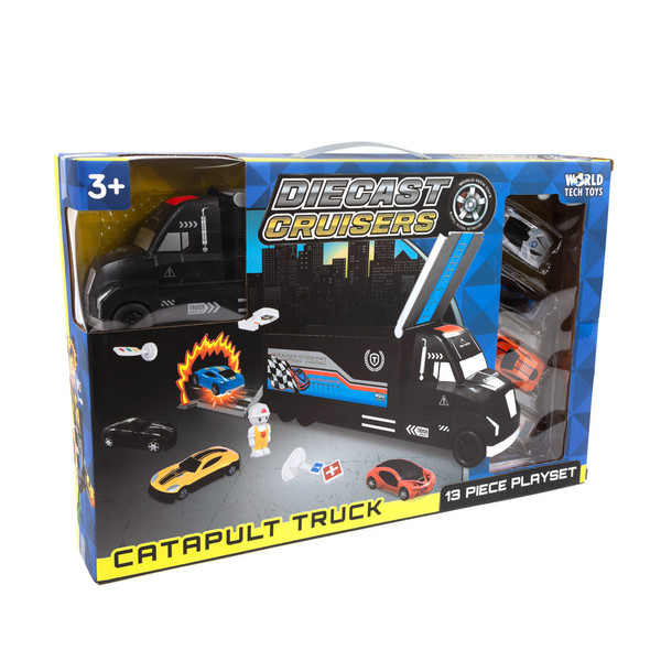 Diecast Cruisers Catapult Truck 13-Piece Playset product image