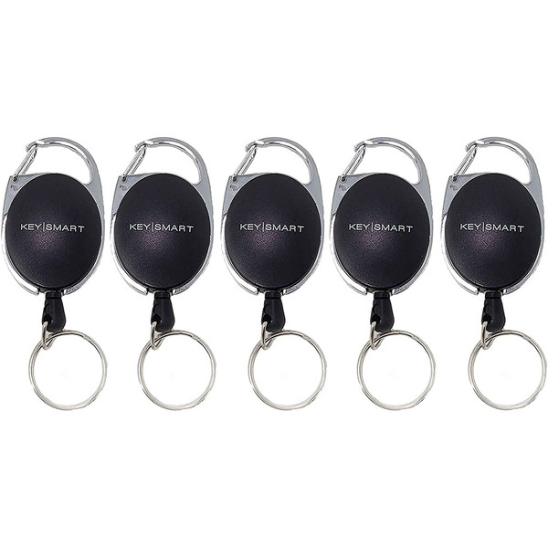 KeySmart Retractable Carabiner (5-Pack) product image