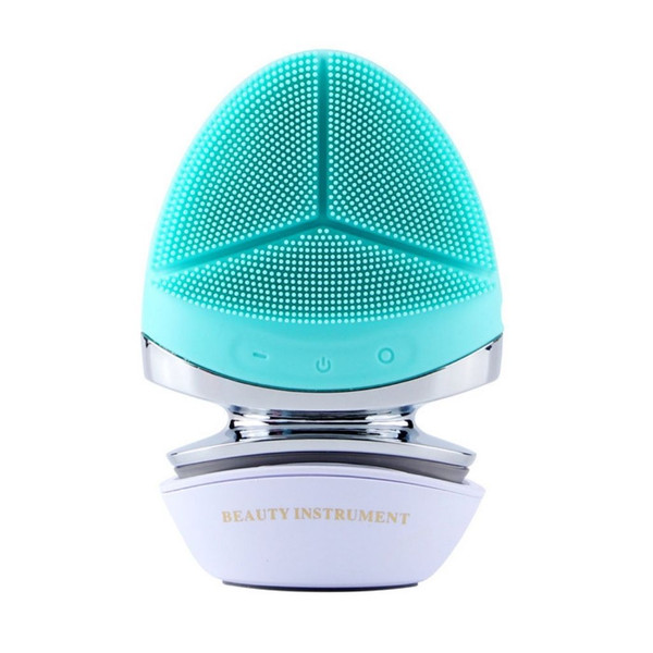 Silicone Exfoliating Facial Brush with Vibration and Heat product image