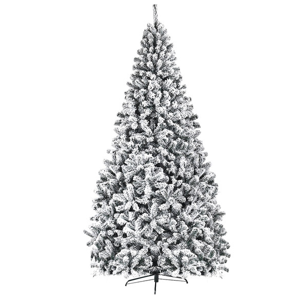 Artificial Snow Flocked 6ft, 7.5ft or 9ft Unlit Christmas Tree product image