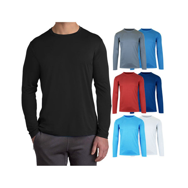 Men's Long Sleeve Moisture Wicking Sports Tee (2-Pack) product image