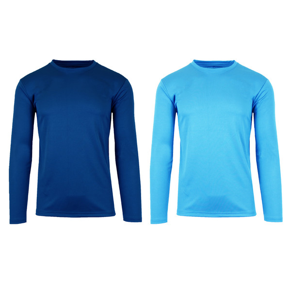 Men's Long Sleeve Moisture Wicking Sports Tee (2-Pack) product image