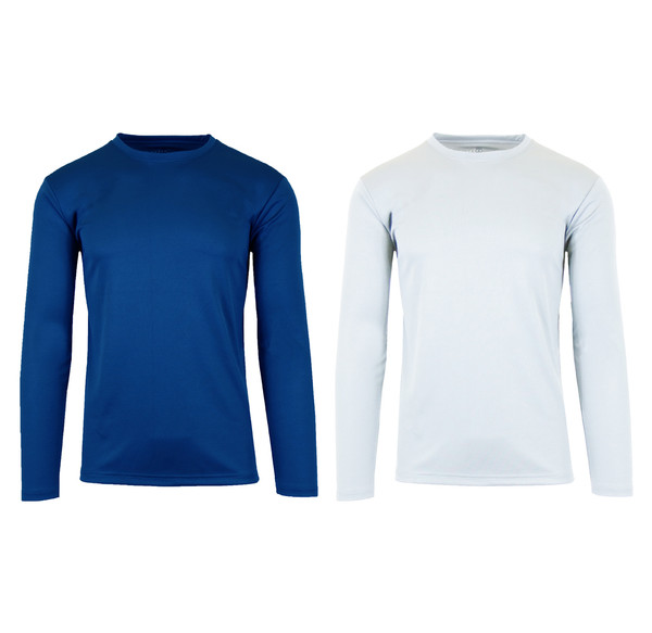 Men's Long Sleeve Moisture Wicking Sports Tee (2-Pack) product image