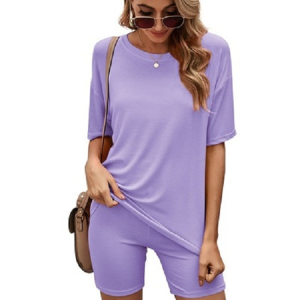 Haute Edition® Matching Biker Shorts and T-Shirt Set product image