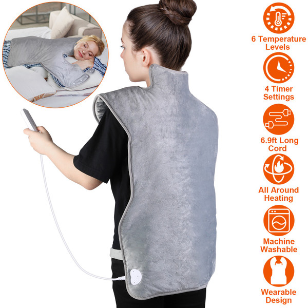 Neck & Back Electric Heating Wrap with Controller product image