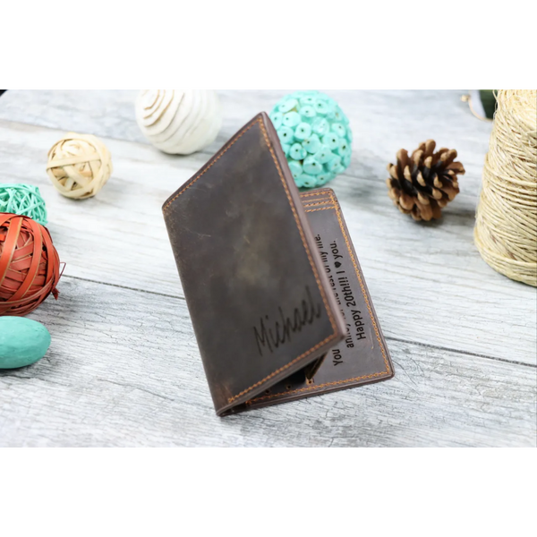 Personalized Trifold Wallet for Men product image