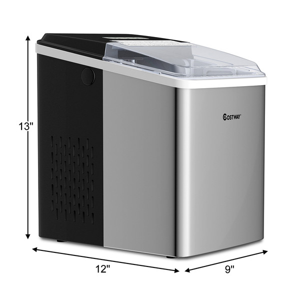 Stainless Steel 26 lbs/24-hour Self-Cleaning Ice Maker  product image