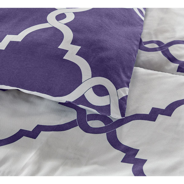 Reversible Microfiber Bed Comforter with Pillow Shams product image