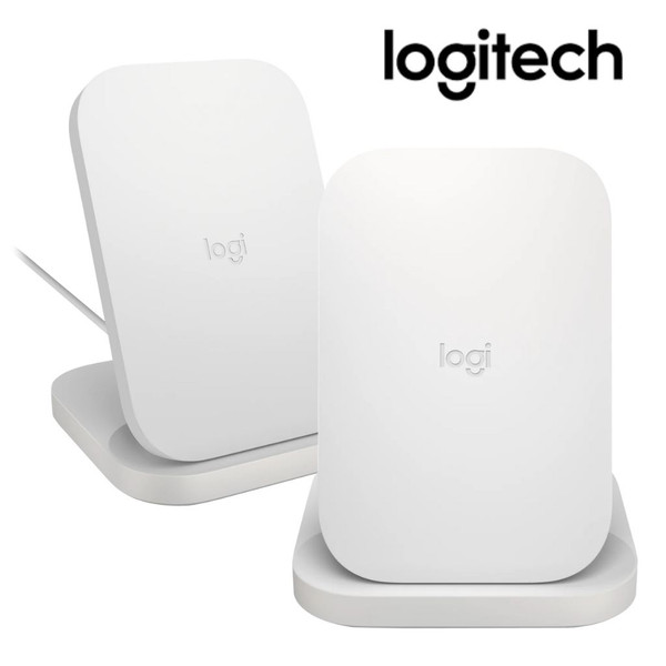  Logitech® 10-Watt Wireless Charging Stands for Phones & Airpods (2-Pack) product image