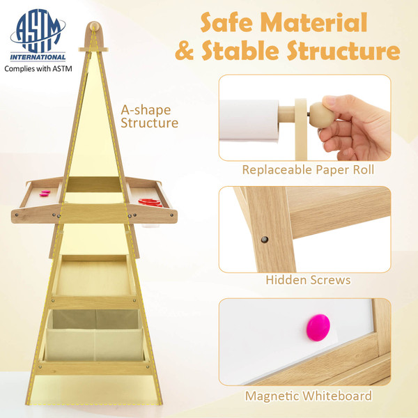 Kids' Double-Sided 3-in-1 Art Easel product image