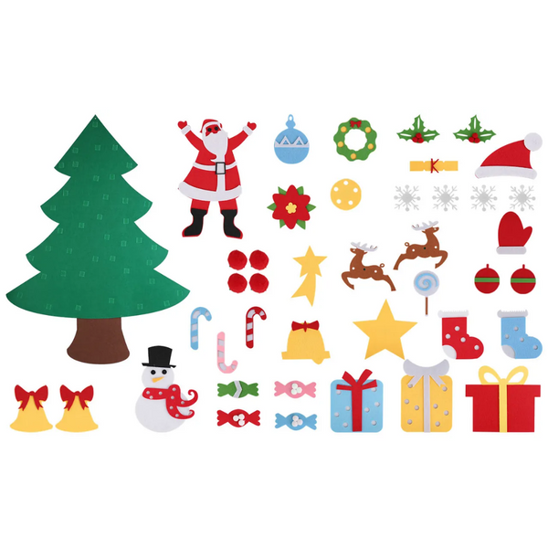 41-Piece DIY Felt Christmas Tree product image