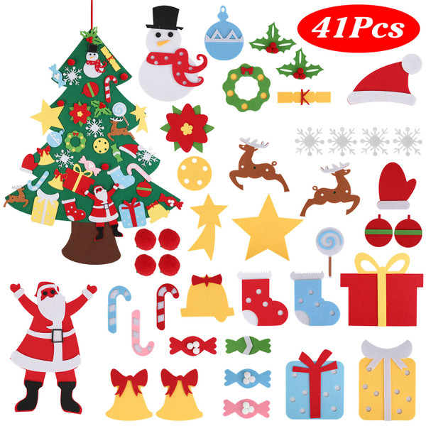 41-Piece DIY Felt Christmas Tree product image