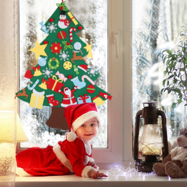41-Piece DIY Felt Christmas Tree product image