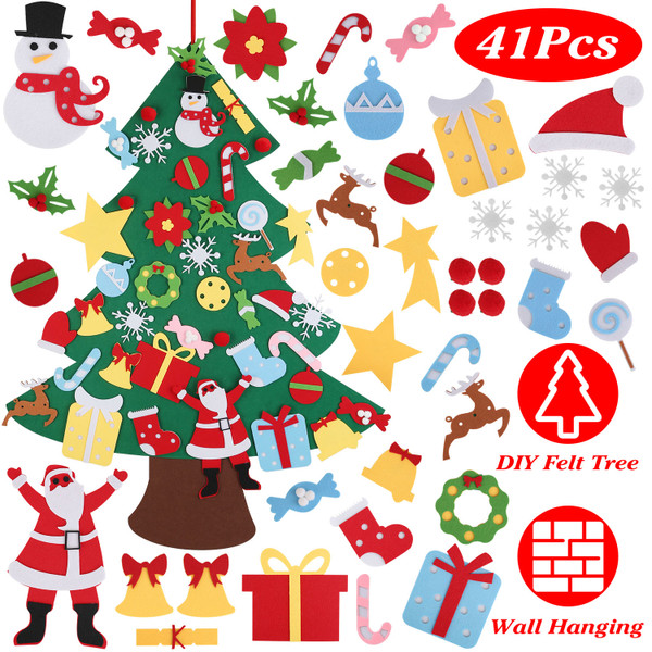 41-Piece DIY Felt Christmas Tree product image