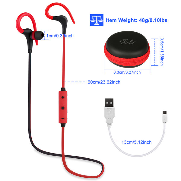 iRola® V4.1 Sports Around-the-Neck Earbuds product image