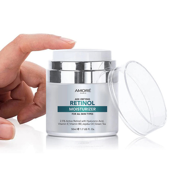 Amoré Paris™ 3-in-1 Anti-Aging Retinol Face Serum, Eye Cream, & Moisturizer product image
