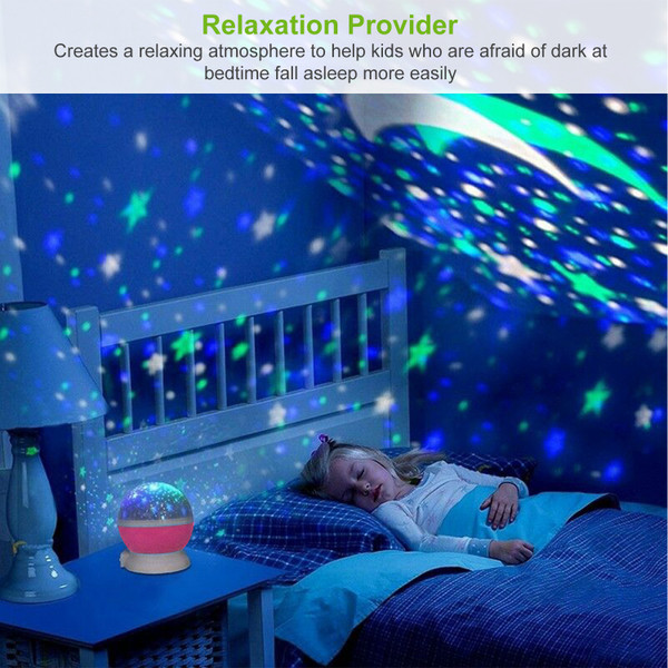 Kids' Rotating Starry Night Lamp product image