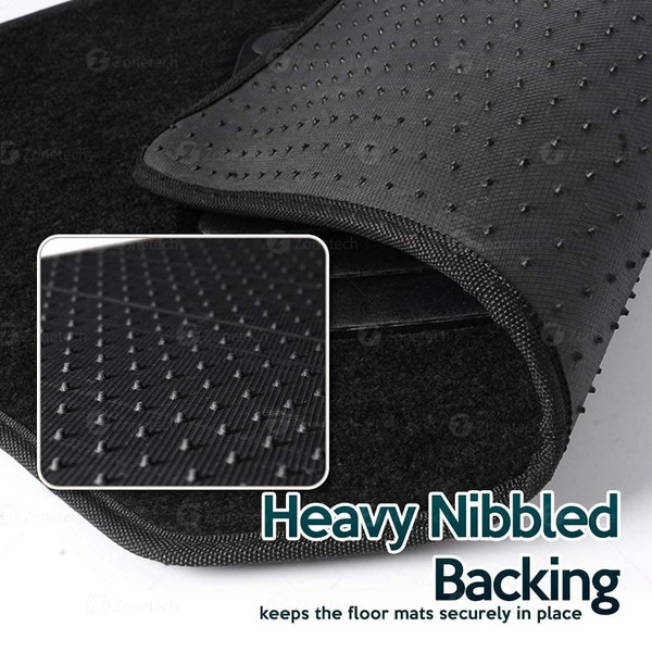 Zone Tech® 4-Piece All-weather Vehicle Floor Mat Set product image