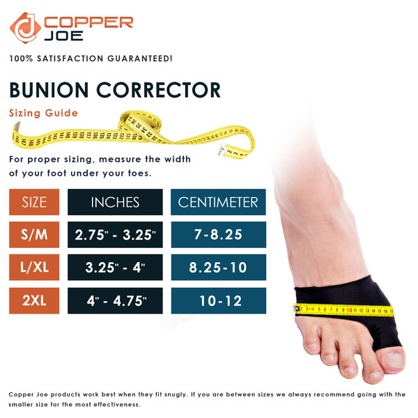 Copper Joe® Copper-Infused Big Toe Bunion Corrector Sleeves product image