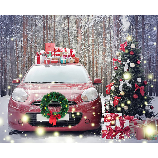 Zone Tech Car Wreath with LED Lights and 12V Plug product image