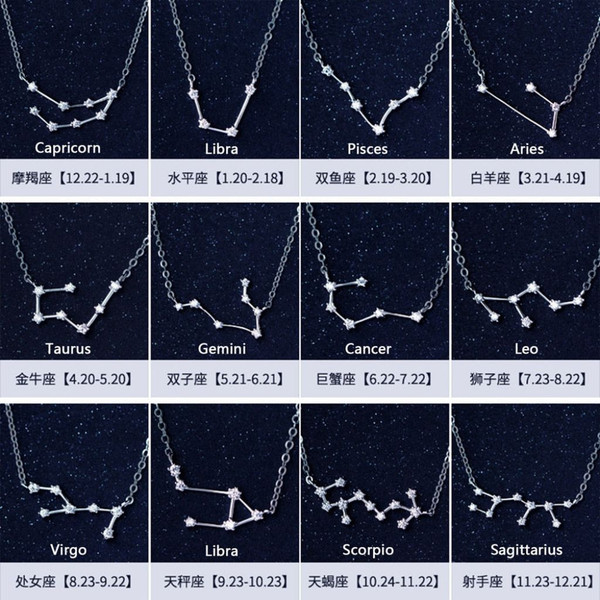 Zodiac Constellation Necklace product image