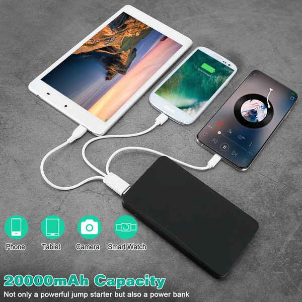 Car Jump Starter & 20,000mAh Powerbank Backup Battery  product image