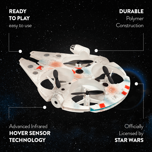 Star Wars® Millennium Falcon® Drone with Motion-Sensing Hand Controls product image
