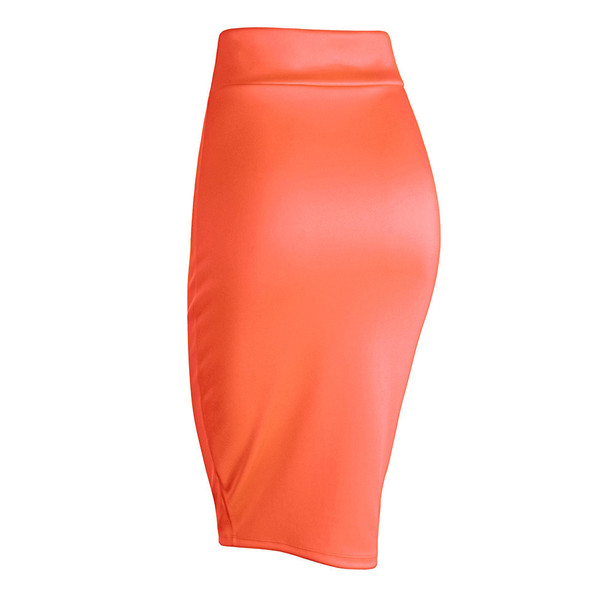 Women's Elastic Waist Stretch Bodycon Pencil Skirt product image