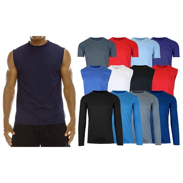 Moisture-Wicking Sports Tops for Men (2-Pack) product image