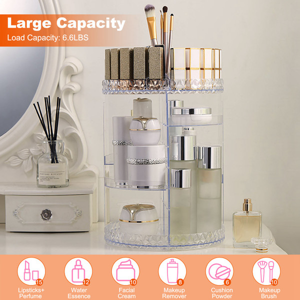 360° Rotating Makeup Organizer  product image