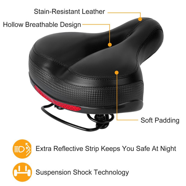 LakeForest Dual-Spring Water-Resistant Bike Seat product image