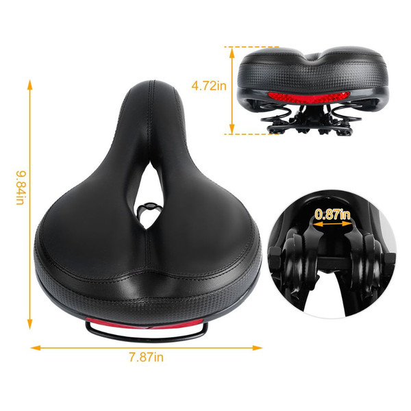 LakeForest Dual-Spring Water-Resistant Bike Seat product image