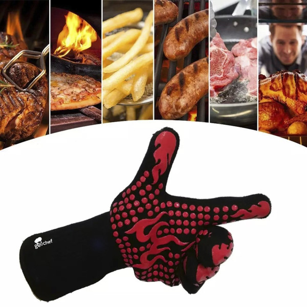 Heat-Resistant Gloves and Instant-Read Thermometer BBQ Bundle product image