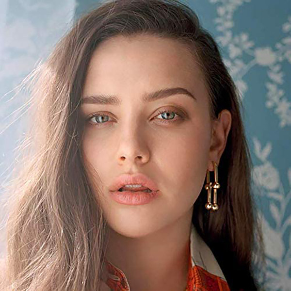 Chunky U-Shape 14K-Gold-Plated Ball Chain Earrings with Gift Pouch product image