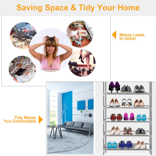 10-Tier Shoe Rack Shelving Unit product image