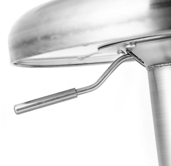 Brushed Stainless Steel Swivel Bar Stools (Set of 2) product image