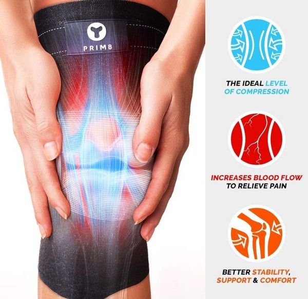 PRIM8® Knee Brace Compression Sleeve (1-Pair) product image