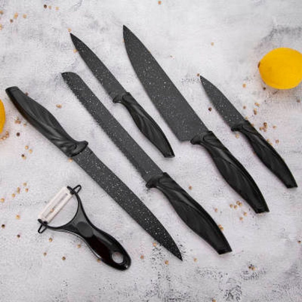 cheap 6 pcs kitchen knife set