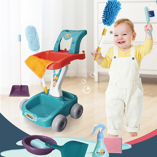 Housekeeping Cart Cleaning Toy Set product image