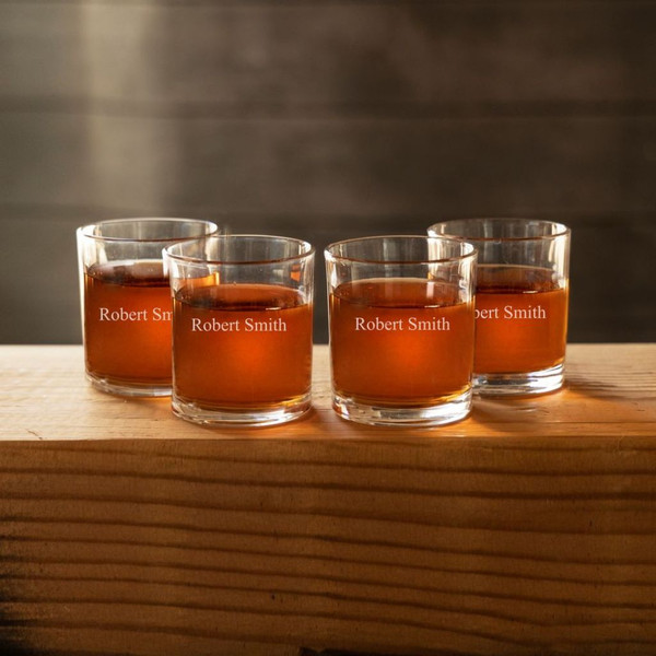 Personalized Lowball Whiskey Glasses (1- to 10-Pack) product image