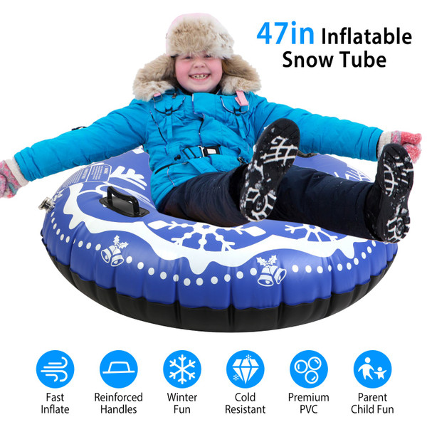 47-Inch Inflatable Snow Tube product image