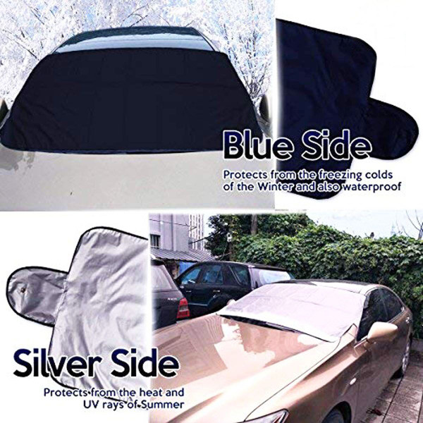 Reversible Car Windshield Protector for Winter Snow & Summer Heat product image