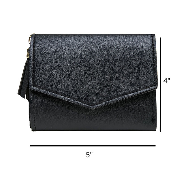 Grace Tassel Tri-Fold Minimalist Wallet product image