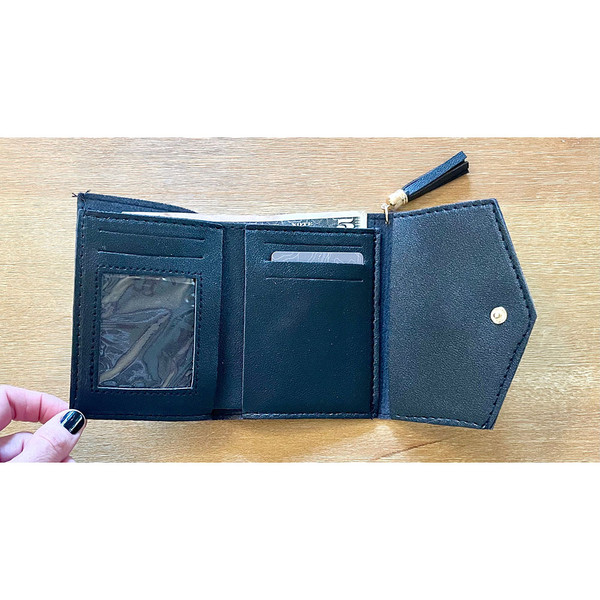 Grace Tassel Tri-Fold Minimalist Wallet product image